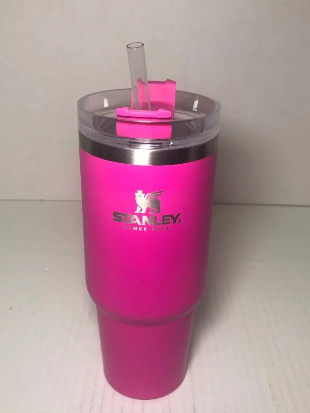 Stanley 30oz Stainless Steel Adventure Quencher Travel Tumbler Ravishing Pink - Picture 1 of 9